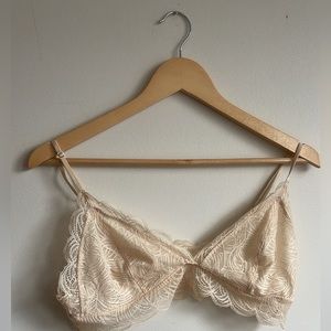 Talula Lace Bralette (Cream, L)